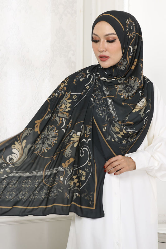 Paisley Poise - Elegant Black