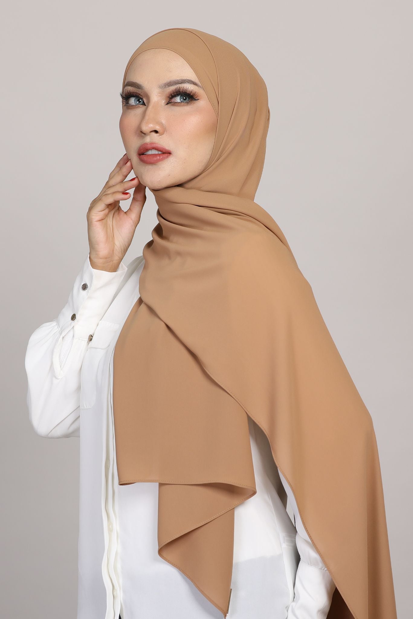 Aurora Chiffon - Camel