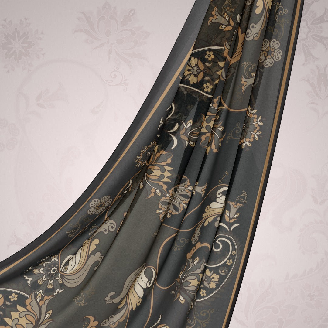 Paisley Poise - Elegant Black