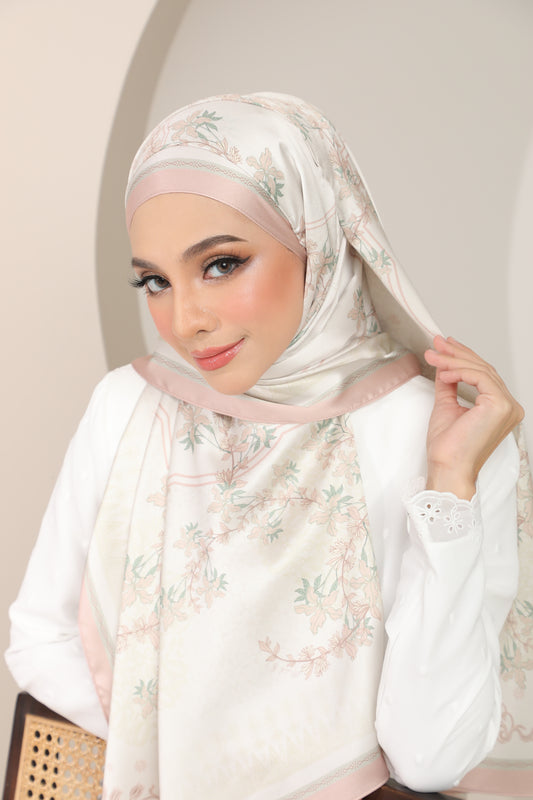 Songket Affair Shawl - Blush