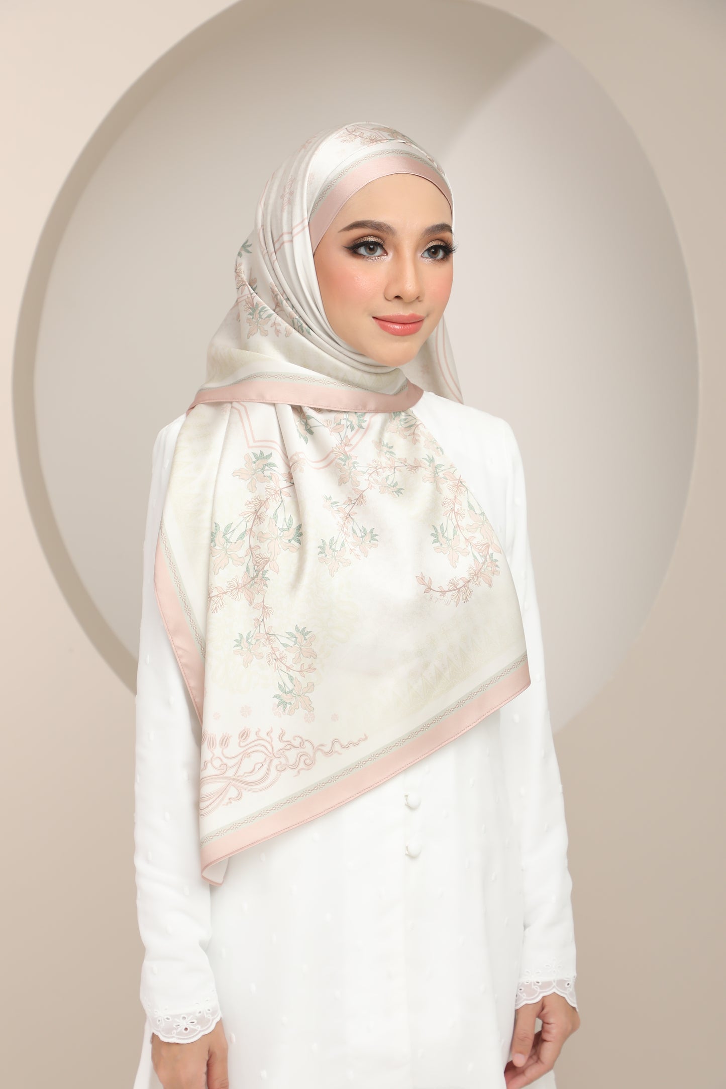 Songket Affair Shawl - Blush